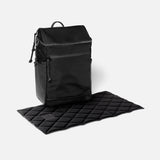 BABY BACKPACK R-20 | KILLSPENCER® - Black Italian Nylon and Leather